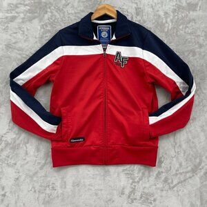 Abercrombie & Fitch Vintage Y2K Red White Blue Track Jacket Full Zip